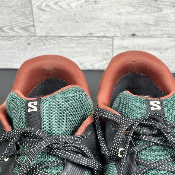 Salomon Outrise GTX Gore-Tex Hiking Sneakers Men's 13 Green Lace Up Low Top - Picture 4 of 13